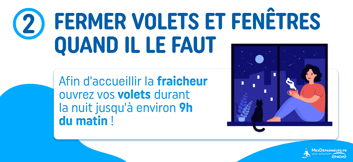 fermer volets et fenêtres