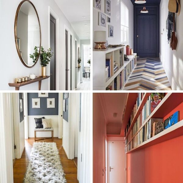accessoires dans un couloir
