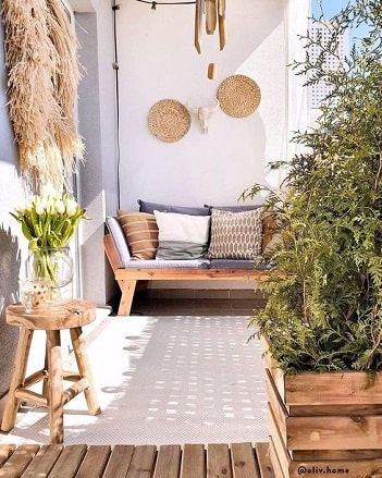 Accessoiriser un petit balcon