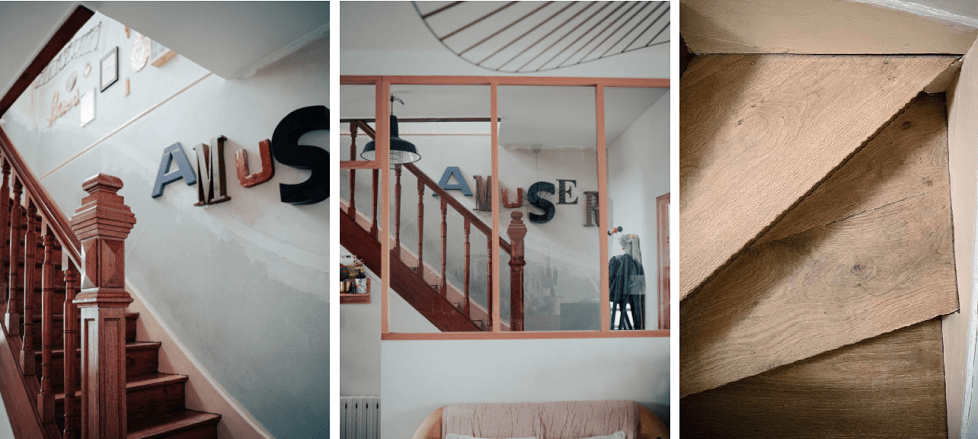 Cage escalier de Minireyve avant réfection par MesDépanneurs.fr