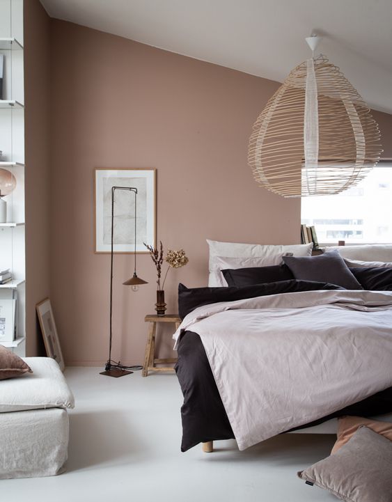 chambre d'adulte taupe