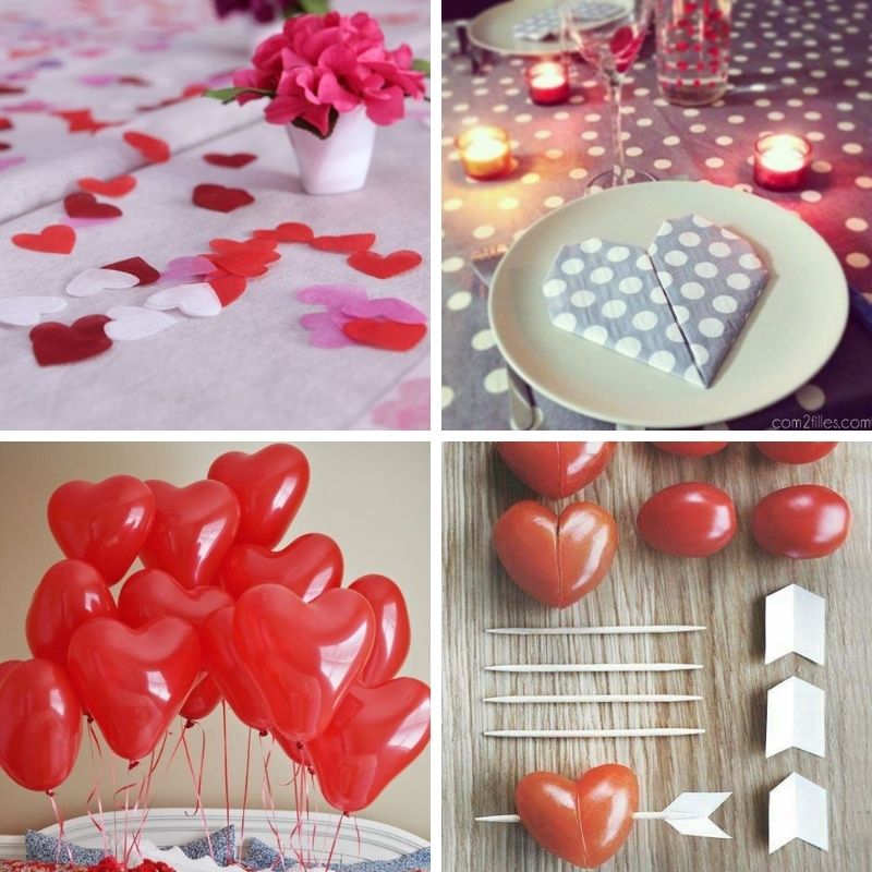 coeur pour la décoration de Saint-Valentin