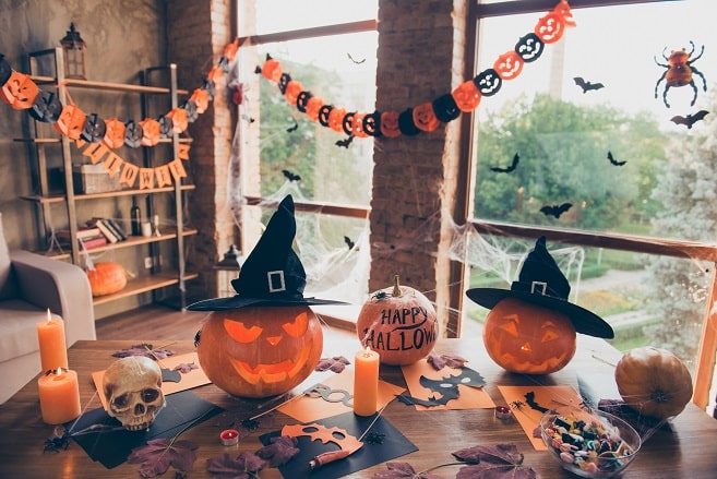 Décoration de table pour Halloween