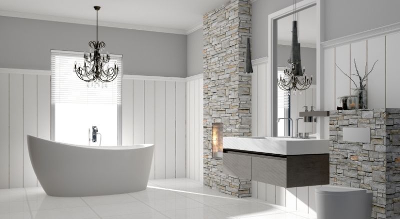 parement pour salle de bain