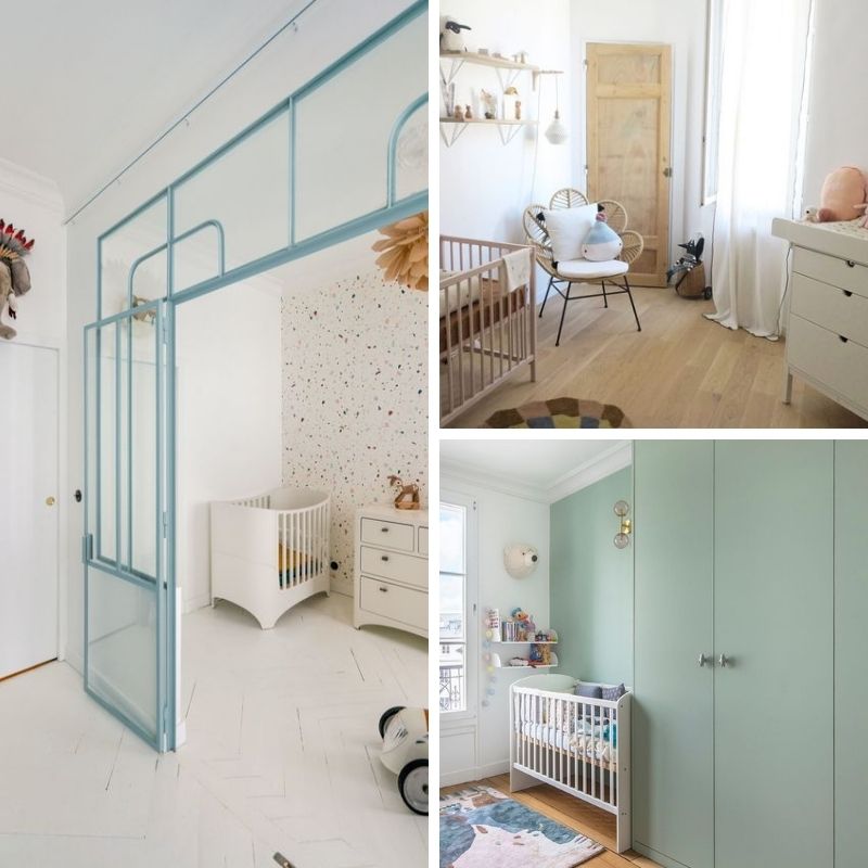 parquet dans une chambre de bébé