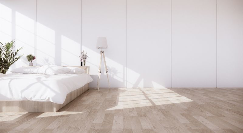 parquet posé à l'anglaise dans une chambre