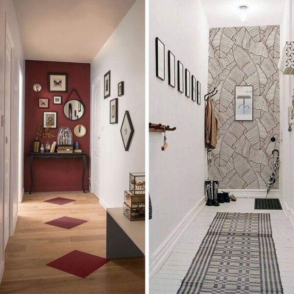 peinture dans un couloir