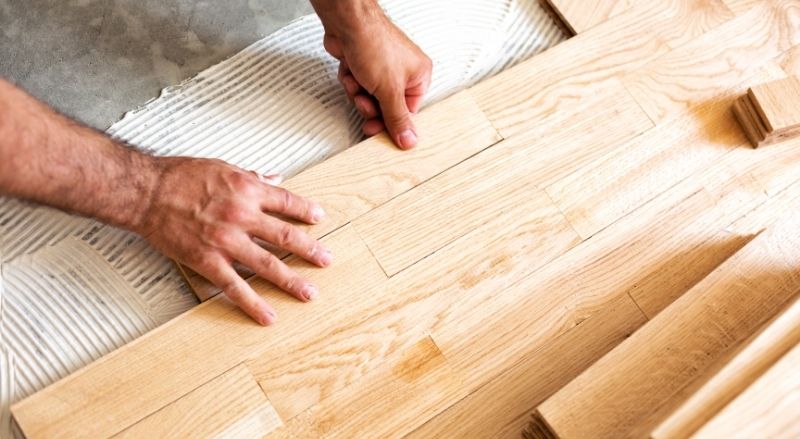 pose de parquet à vannes
