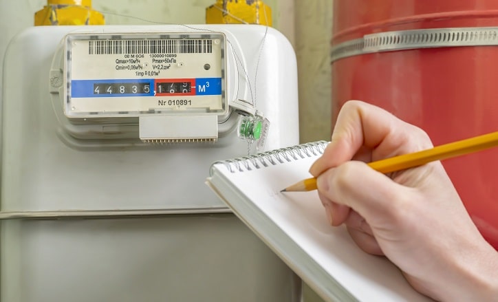 Relève compteur de gaz