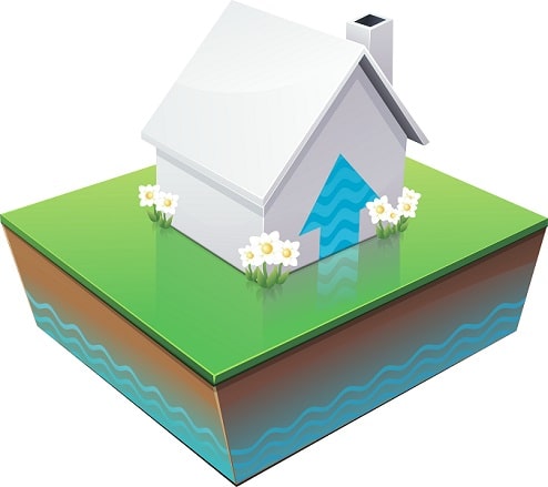 remontée d'eau sous le carrelage par capillarité