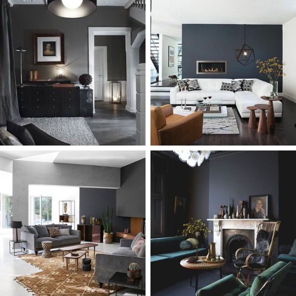salon gris anthracite